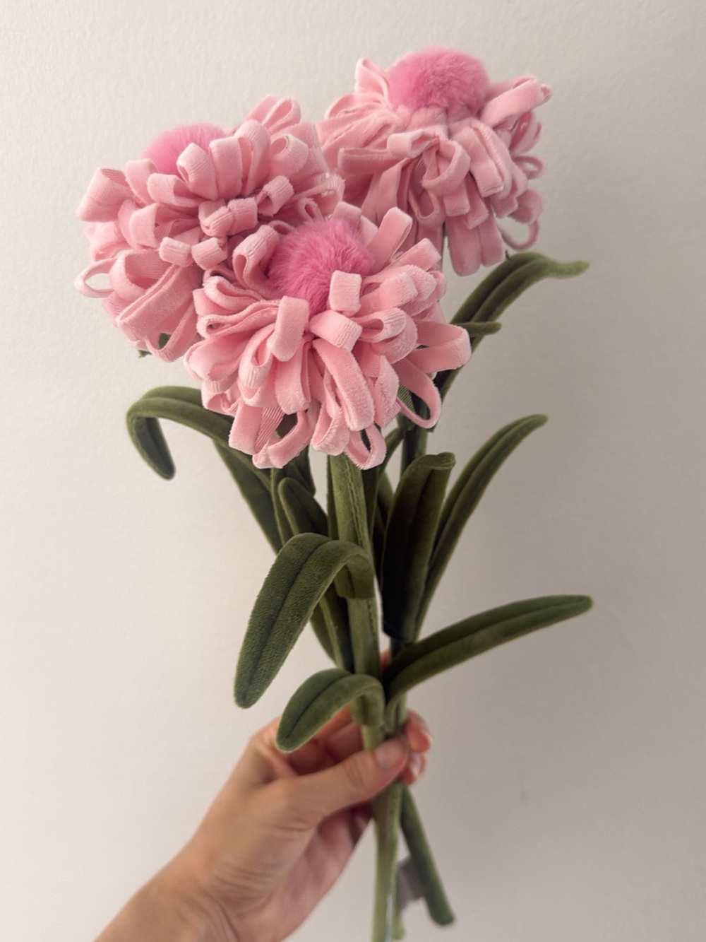 CJ Hendry 3 Ballet Pink Chinese Asters Flower Market Bundle
